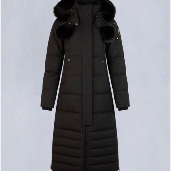 Moose Knuckles Saskatchewan (Regina) Parka - Black with Silver Fox Fur - Picture 3 of 9